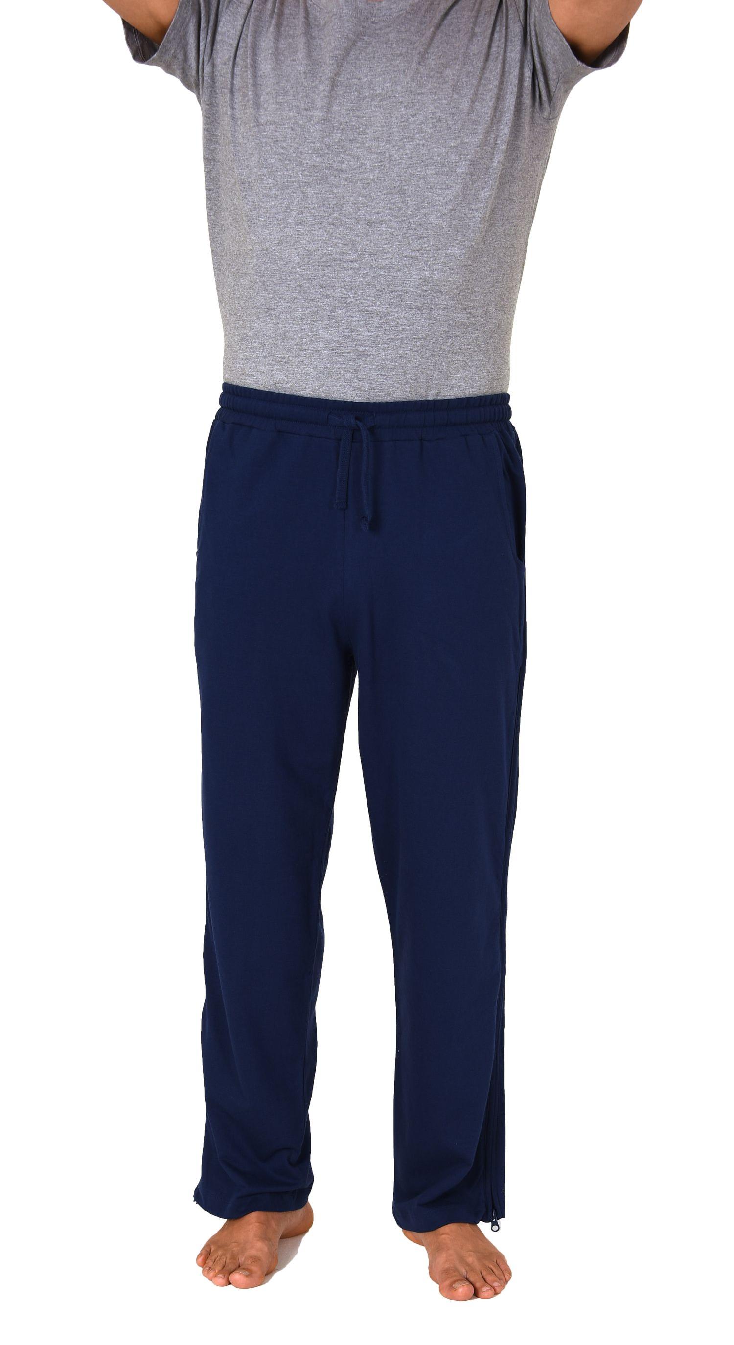 Herren Rehahose mit seitlichen Reißverschluß Jogginghose für Reha, Physio, Gipsbein Herren Rehahose mit seitlichen Reißverschluß Jogginghose für Reha, Physio, Gipsbein