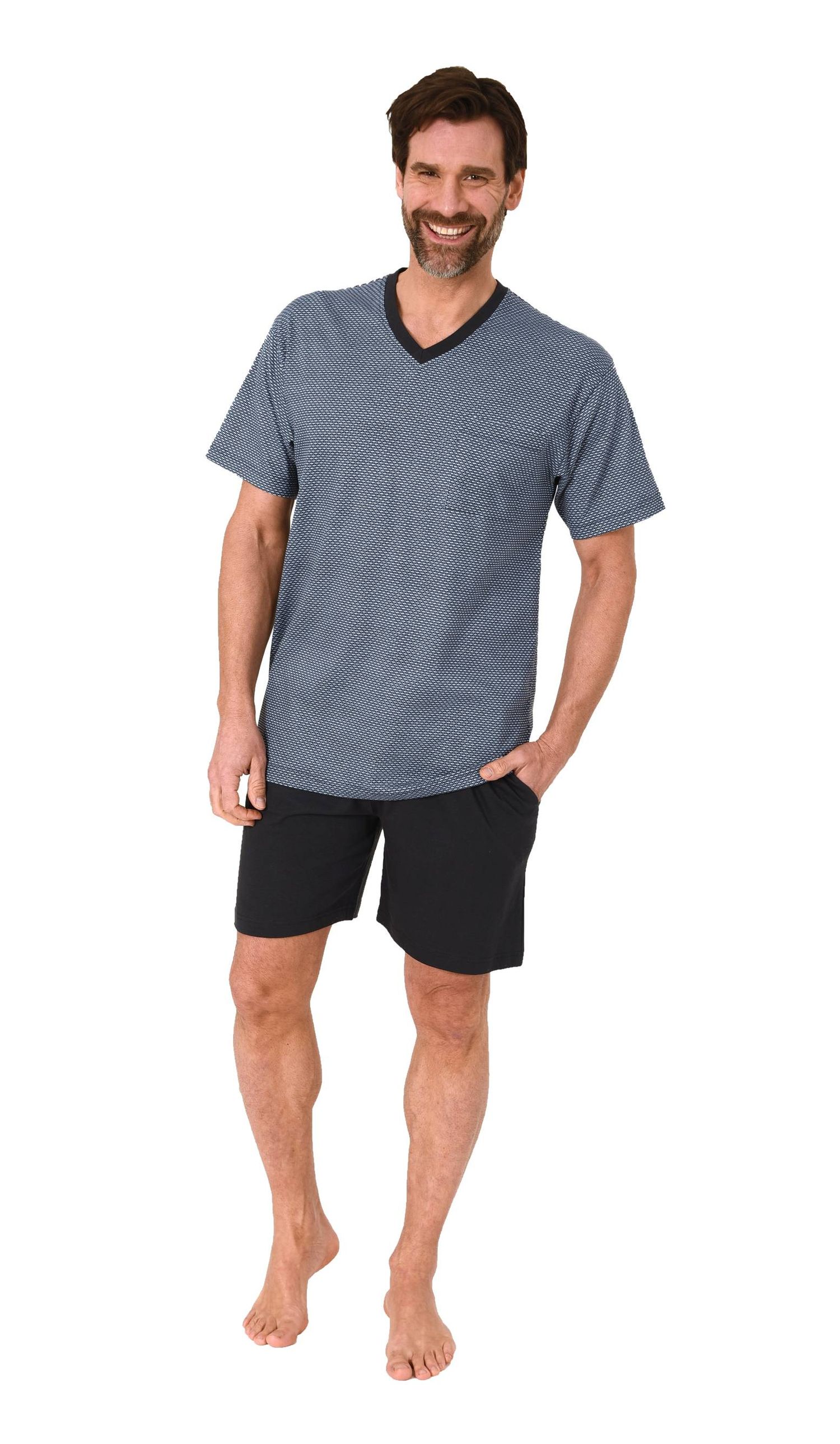 Normann Herren kurzarm Schlafanzug Shorty - Pyjama auch in Übergrössen erhältlich Normann Herren kurzarm Schlafanzug Shorty - Pyjama auch in Übergrössen erhältlich