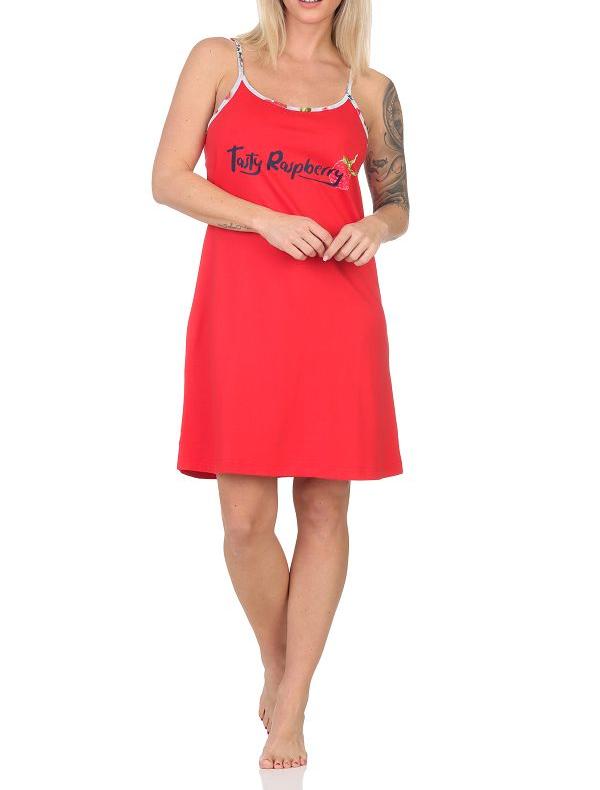 Normann Damen Spaghetti Nachthemd Negligé - auch in Übergrößen