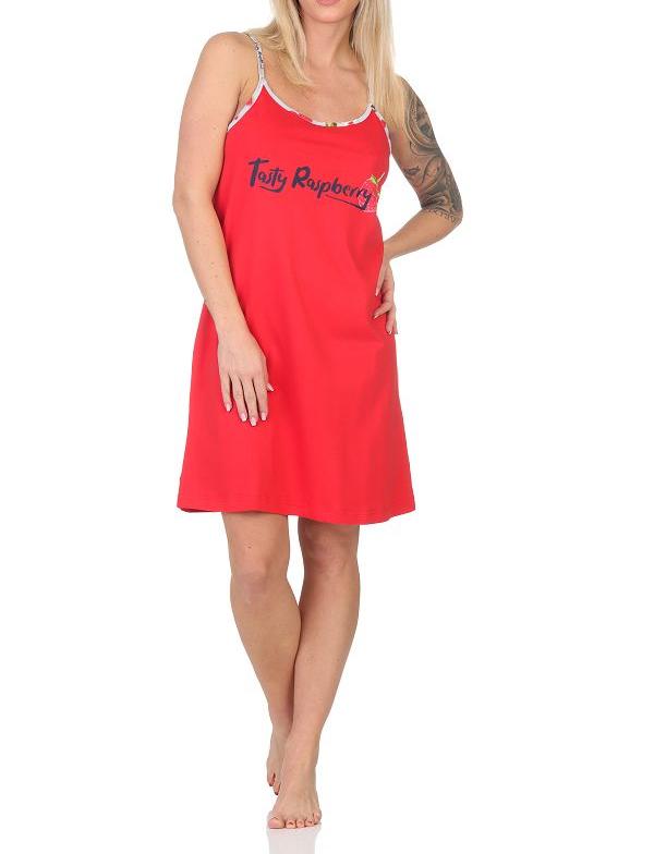 Normann Damen Spaghetti Nachthemd Negligé - auch in Übergrößen