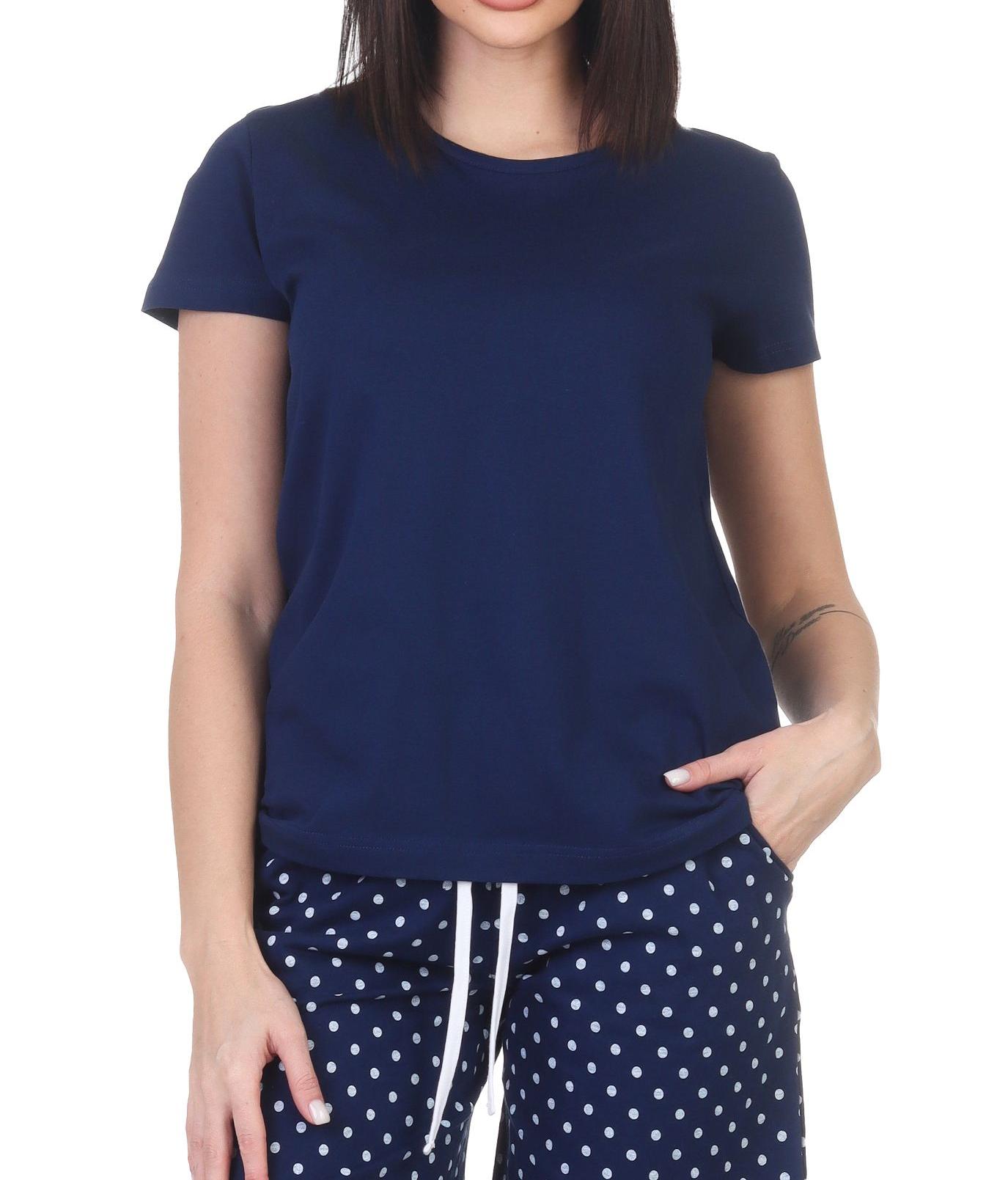 Damen kurzarm Schlafanzug Oberteil Pyjama Shirt Mix & Match – ideal zu kombinieren