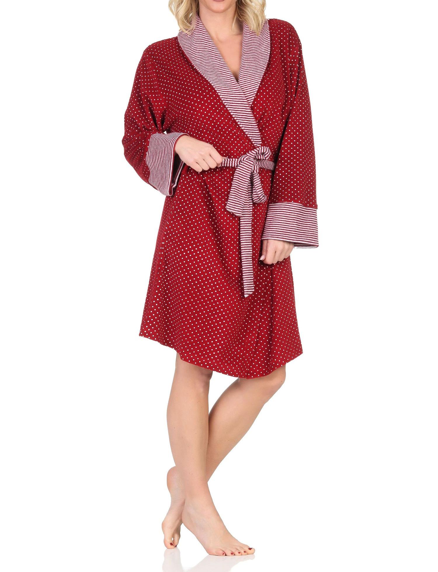 Normann Damen Frottee Bademantel Morgenmantel in edler Optik - auch in Übergröße Normann Damen Frottee Bademantel Morgenmantel in edler Optik - auch in Übergröße