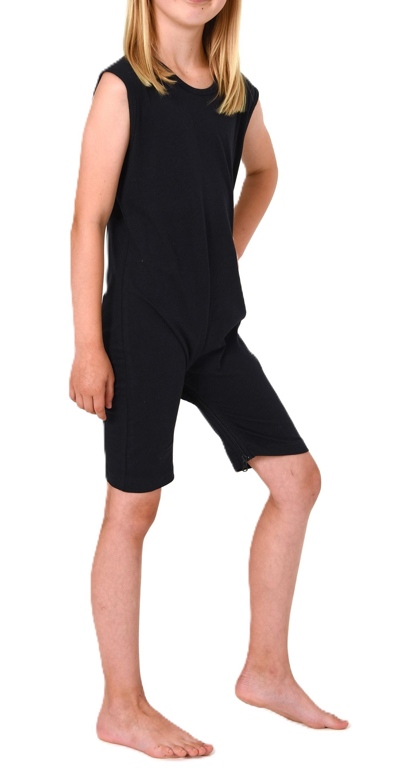 Kinder Pflegebody ohne Ärmel - UNISEX - mit Beinreißverschluss