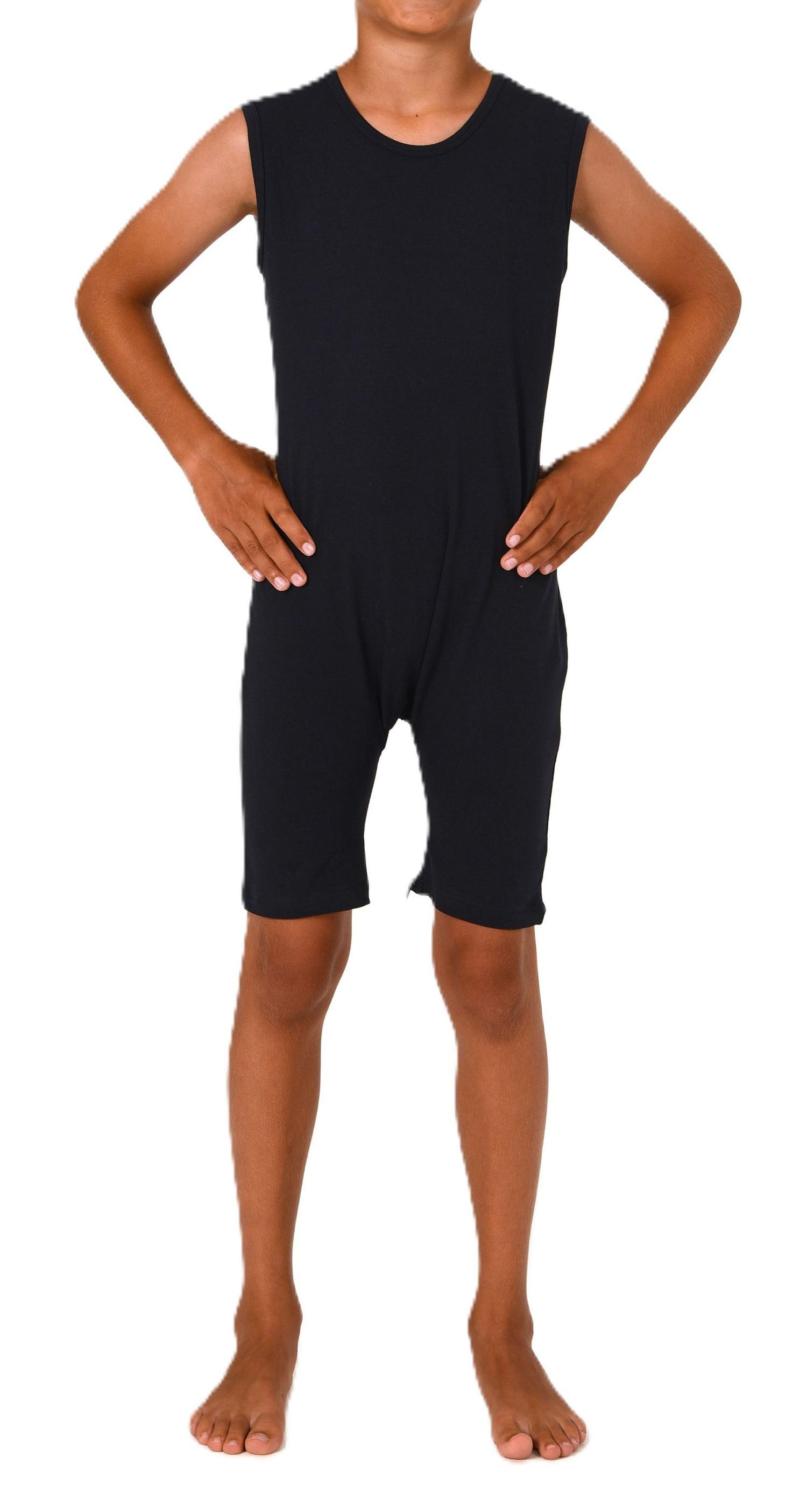 Kinder Pflegebody ohne Ärmel - UNISEX - mit Beinreißverschluss