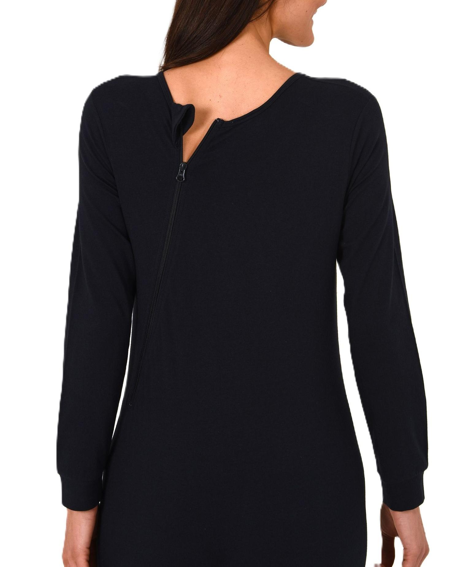 Pflegebody langarm – UNISEX – Einteiler Body Schlafananzug mit Reißverschluss am Rücken Pflegebody langarm – UNISEX – Einteiler Body Schlafananzug mit Reißverschluss am Rücken