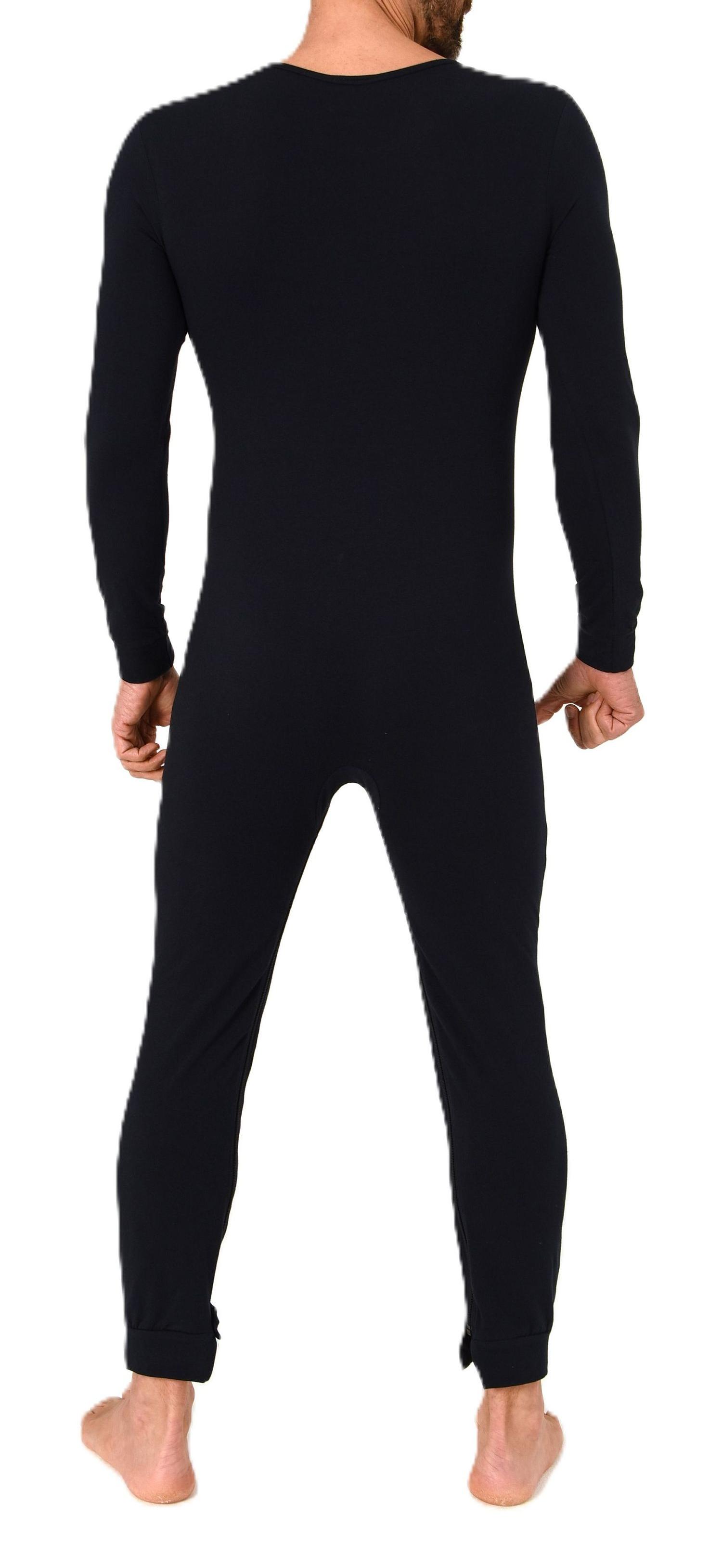 Pflegebody langarm – UNISEX – Einteiler Body Schlafananzug mit Beinreißverschluss