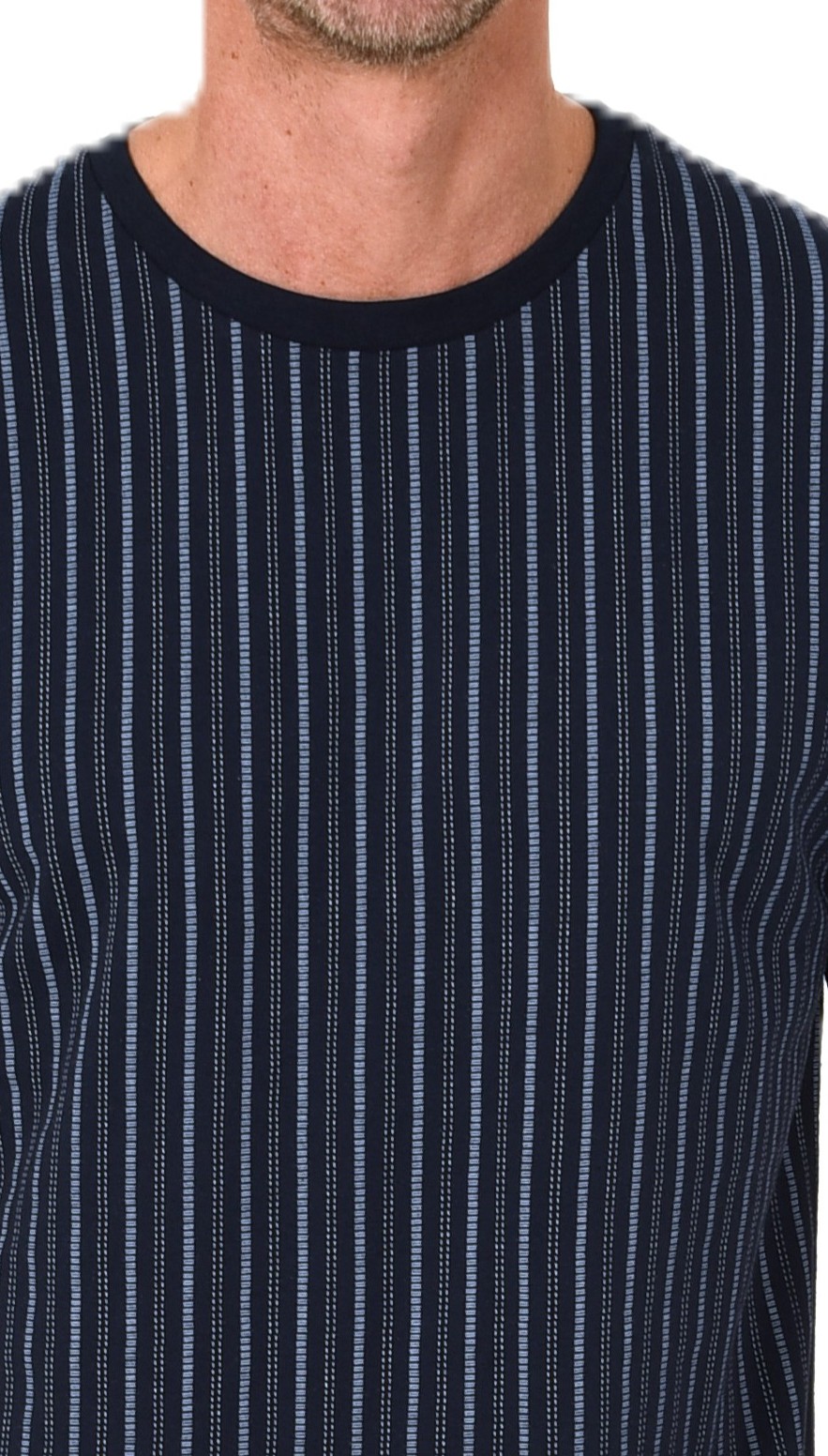 Normann Herren Schlafanzug kurzarm Shorty Pyjama in zeitloser Minimal Print Optik Normann Herren Schlafanzug kurzarm Shorty Pyjama in zeitloser Minimal Print Optik
