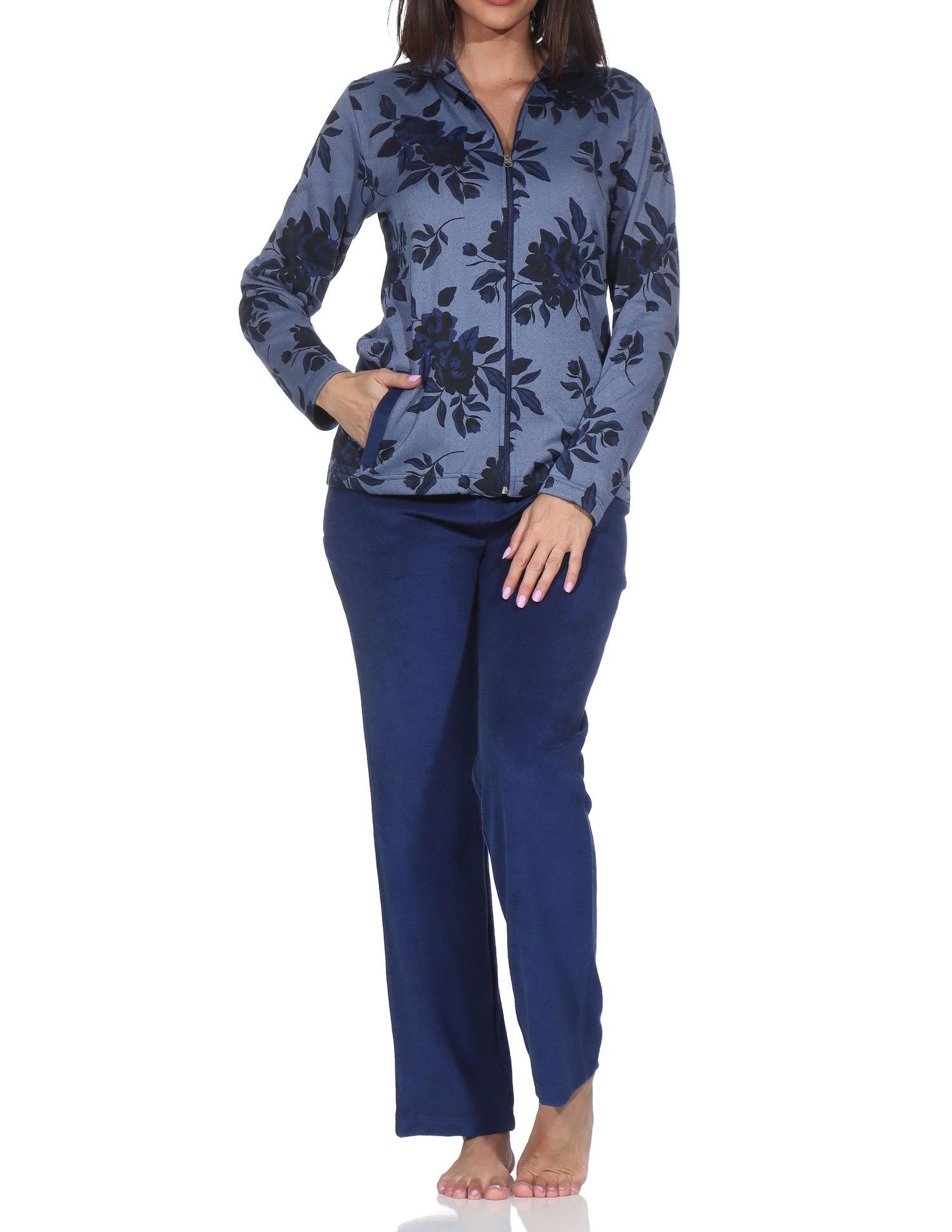 Normann Damen Frottee Hausanzug / Freizeitanzug in edler Optik - auch in Übergrößen Normann Damen Frottee Hausanzug / Freizeitanzug in edler Optik - auch in Übergrößen