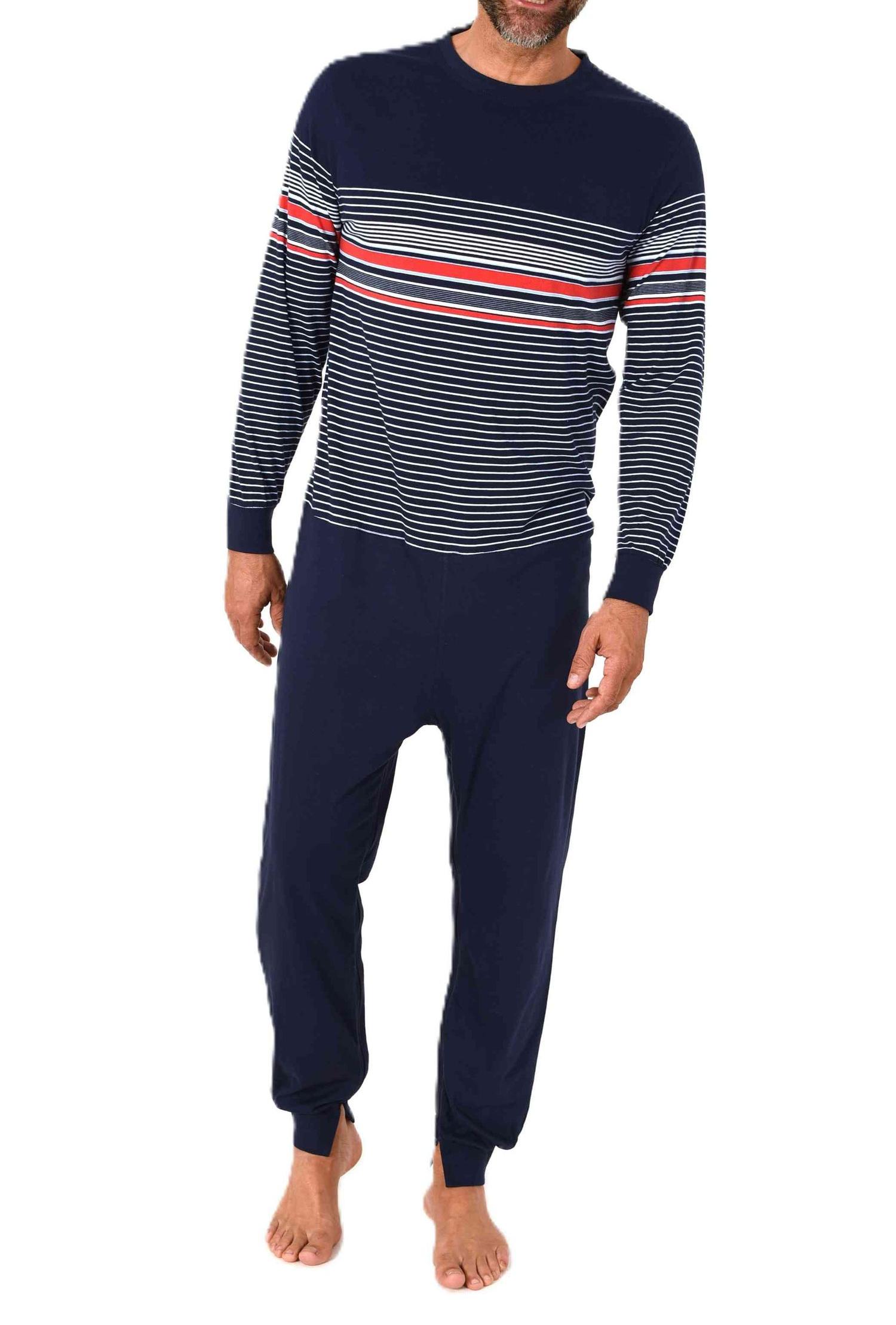 Herren Pflegeoverall langarm Einteiler Schlafanzug mit Reissverschluss am Rücken und Bein Herren Pflegeoverall langarm Einteiler Schlafanzug mit Reissverschluss am Rücken und Bein