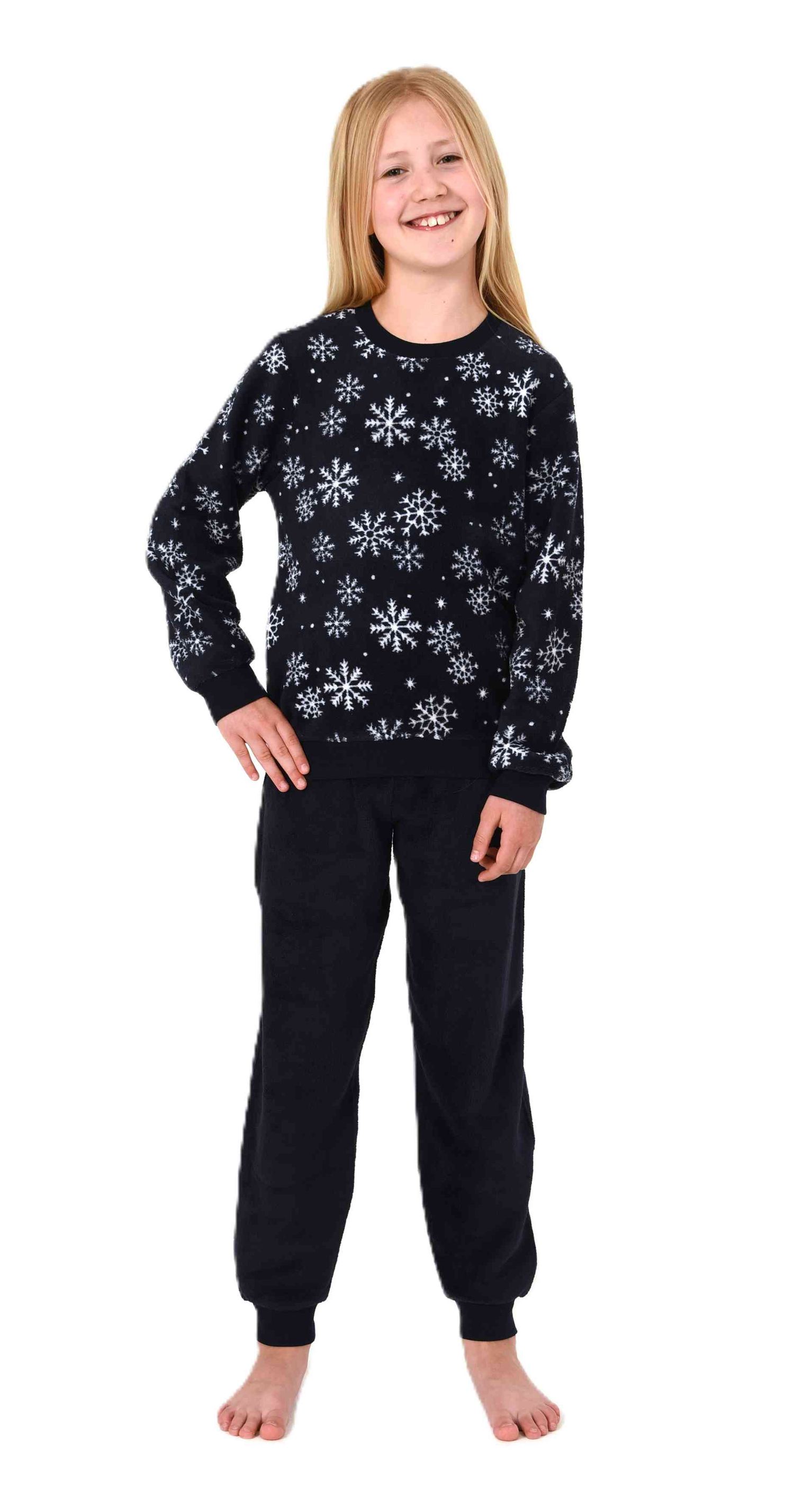 Kuschelig warmer Mädchen Schlafanzug Pyjama aus Coralfleece in toller Optik Kuschelig warmer Mädchen Schlafanzug Pyjama aus Coralfleece in toller Optik
