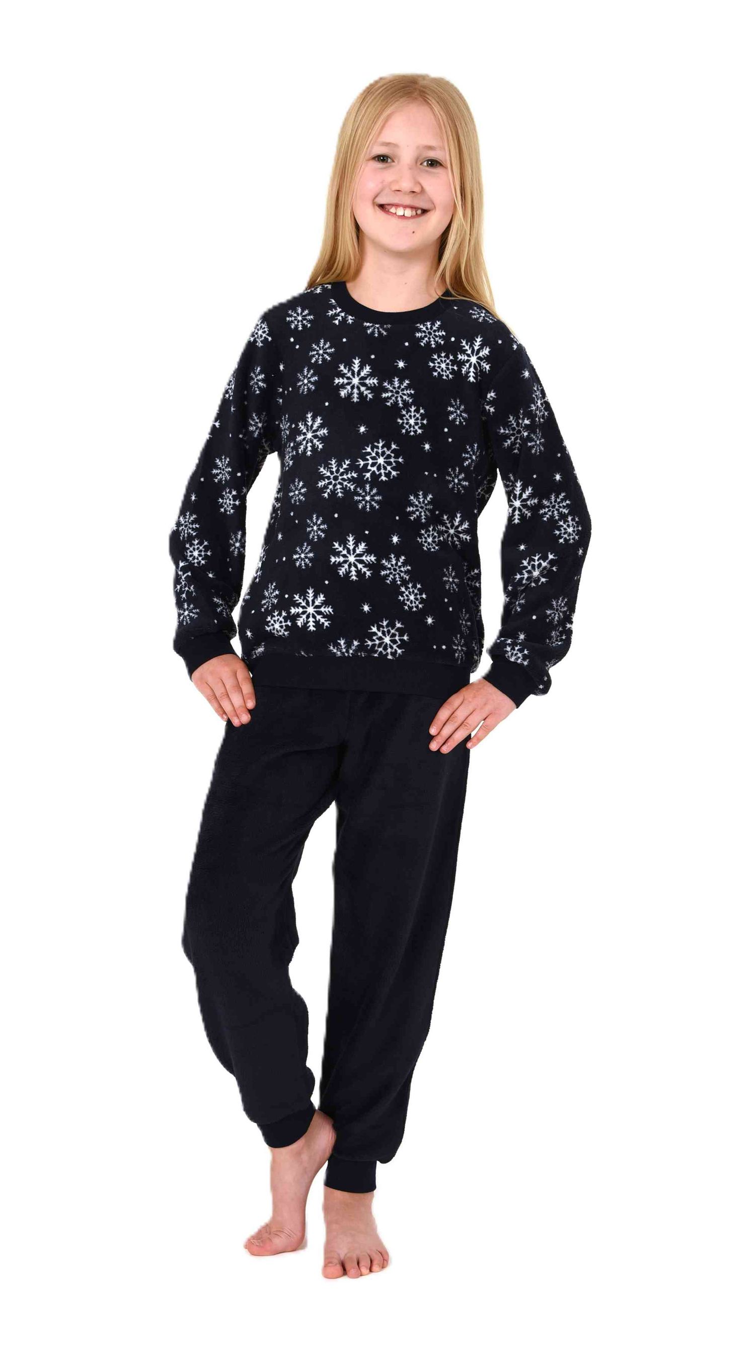 Kuschelig warmer Mädchen Schlafanzug Pyjama aus Coralfleece in toller Optik Kuschelig warmer Mädchen Schlafanzug Pyjama aus Coralfleece in toller Optik