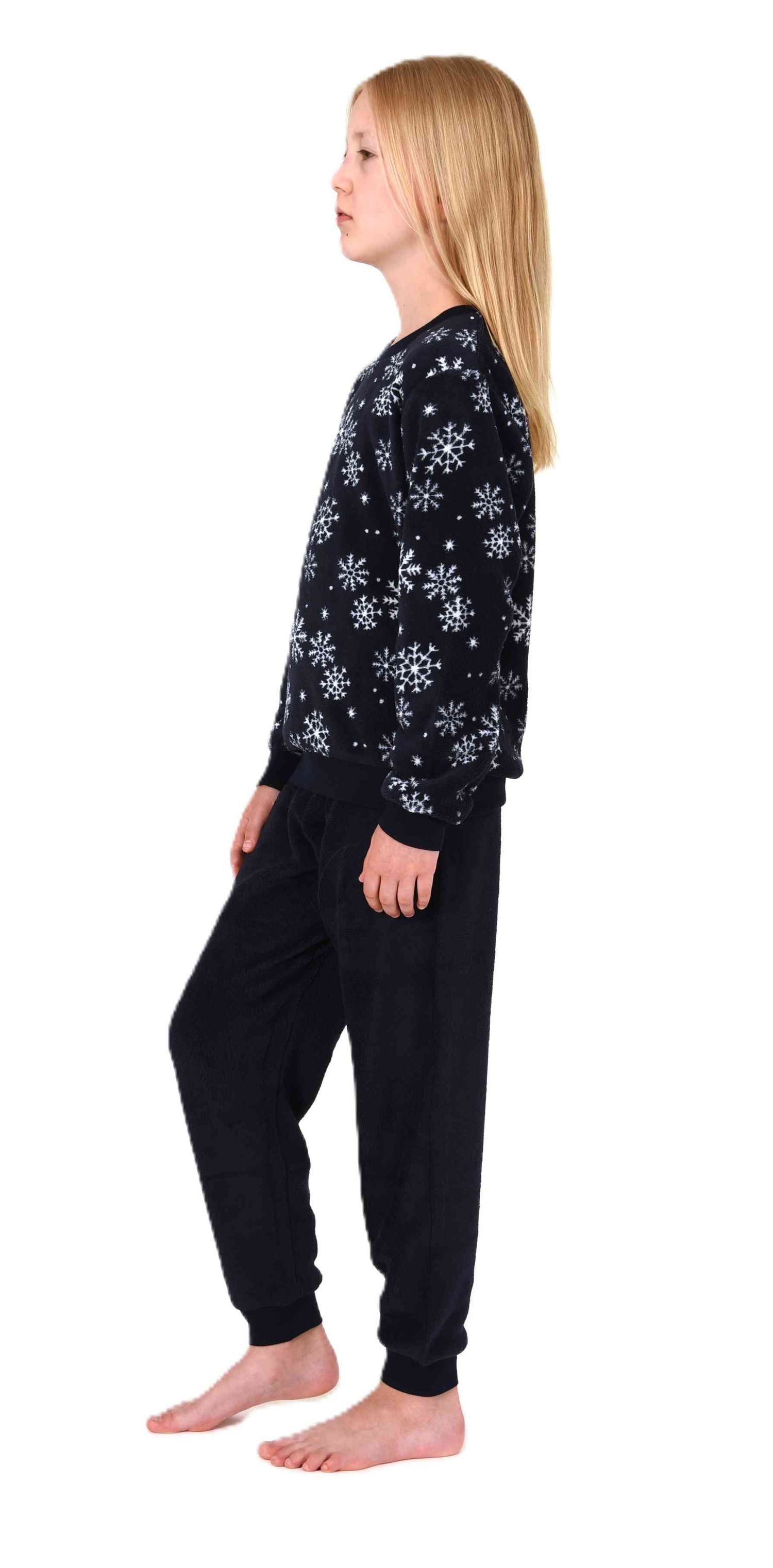 Kuschelig warmer Mädchen Schlafanzug Pyjama aus Coralfleece in toller Optik Kuschelig warmer Mädchen Schlafanzug Pyjama aus Coralfleece in toller Optik