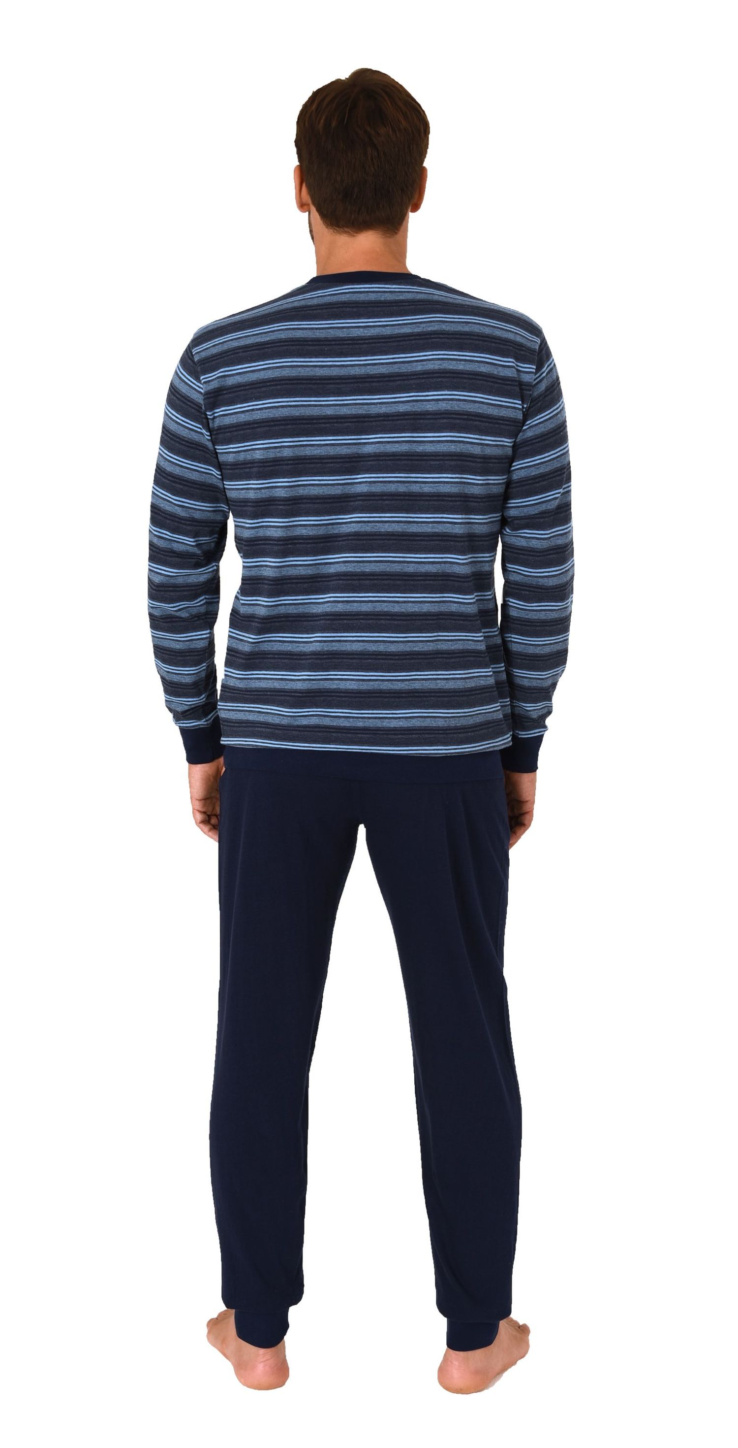 Normann Herren Frottee Schlafanzug langarm Pyjama mit Bündchen - auch in Übergröße Normann Herren Frottee Schlafanzug langarm Pyjama mit Bündchen - auch in Übergröße