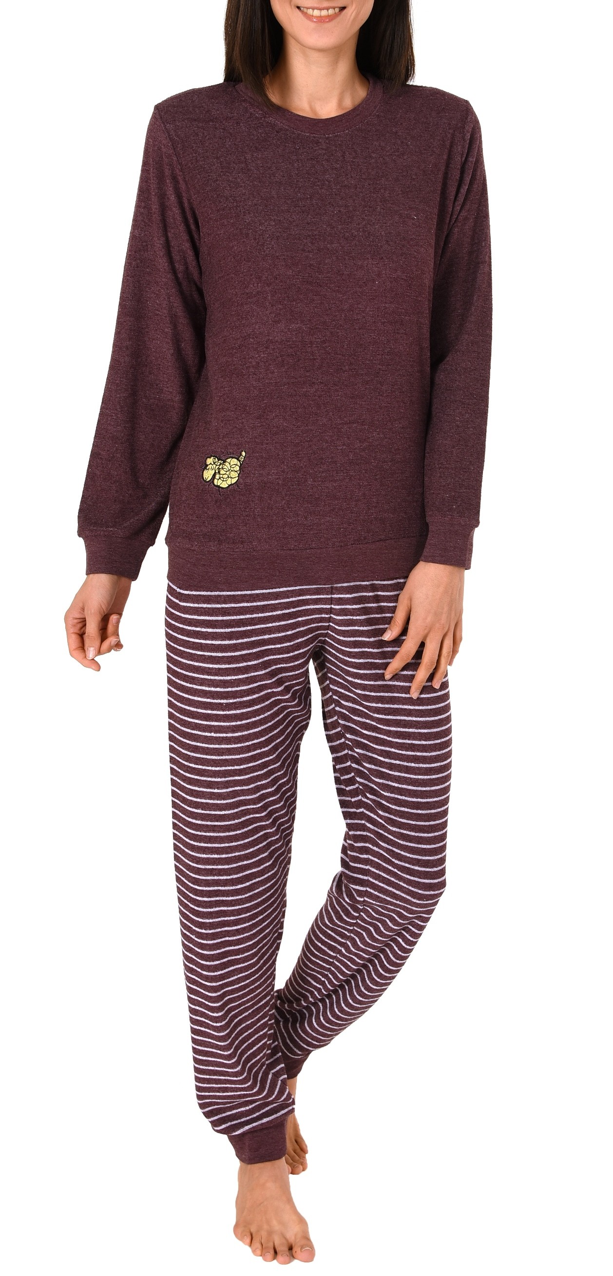AKTIONSANGEBOT!! 3 Damen Frottee  Pyjama von NORMANN für 60 EUR (= 20 € /St)
