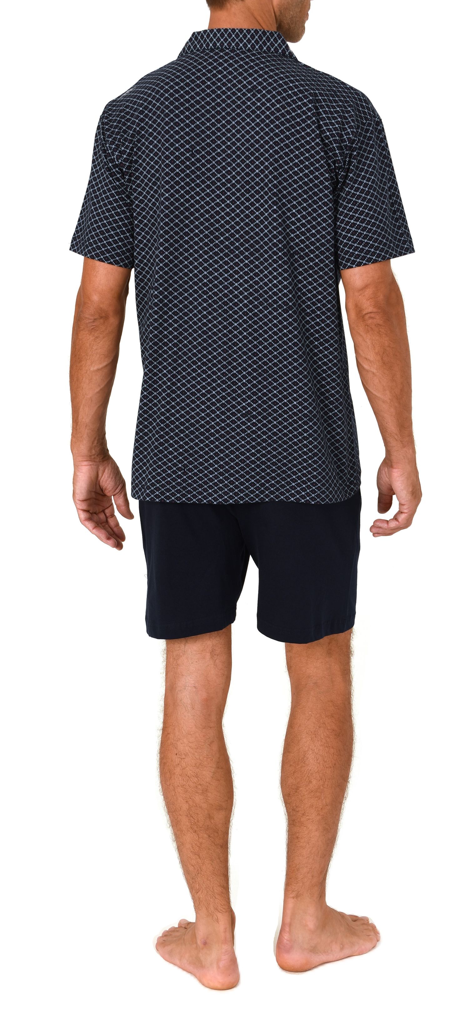 Normann Herren kurzarm Schlafanzug Shorty Pyjama zum durchknöpfen, auch in Übergrößen Normann Herren kurzarm Schlafanzug Shorty Pyjama zum durchknöpfen, auch in Übergrößen