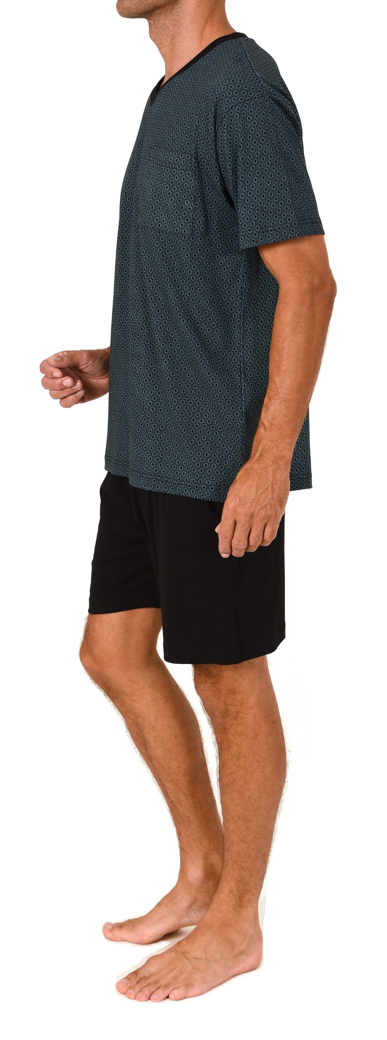 Normann Herren kurzarm Schlafanzug Shorty – Pyjama auch in Übergrössen verfügbar Normann Herren kurzarm Schlafanzug Shorty – Pyjama auch in Übergrössen verfügbar