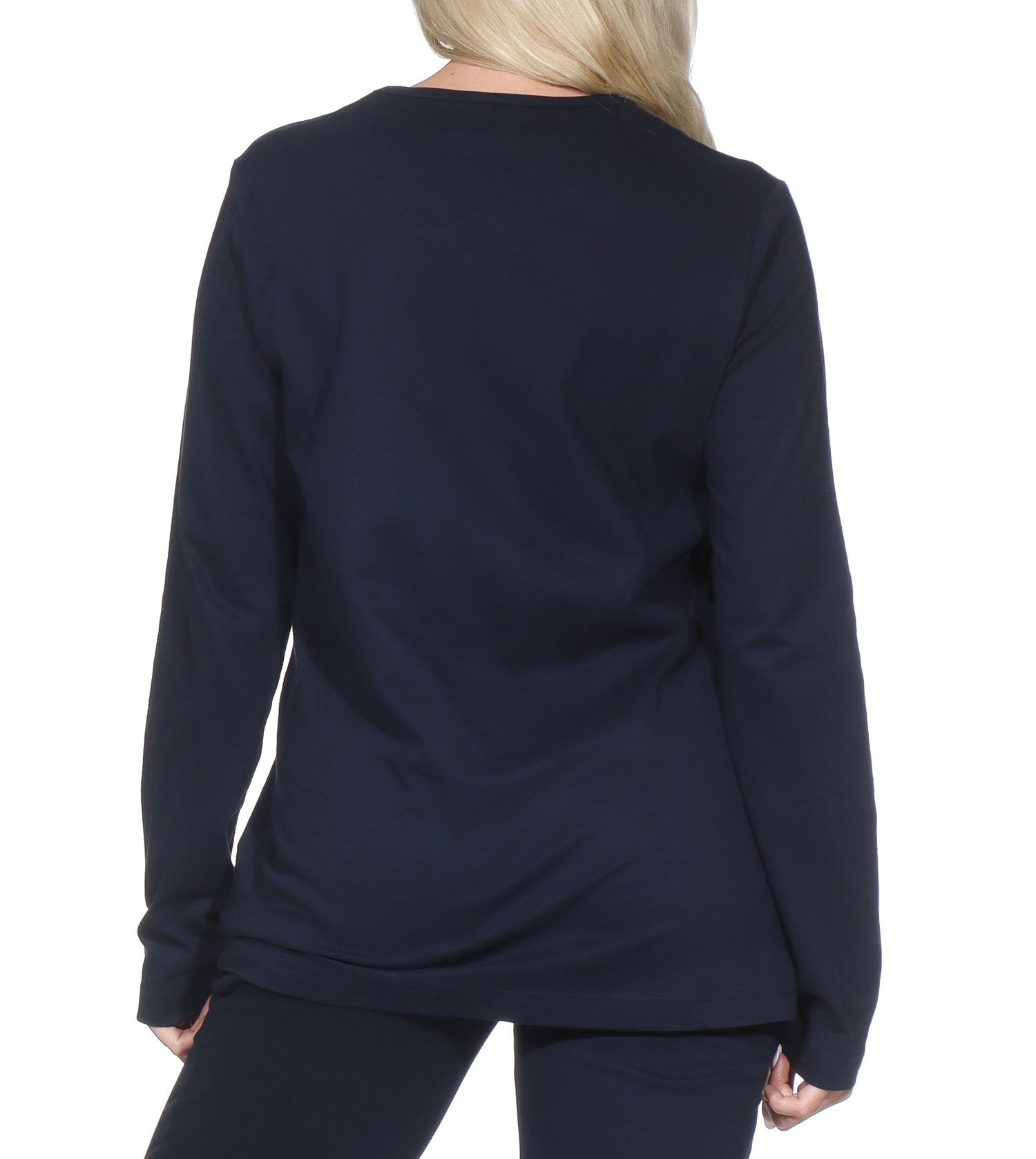 Damen langarm Schlafanzug Oberteil Pyjama Mix & Match – ideal zum kombinieren