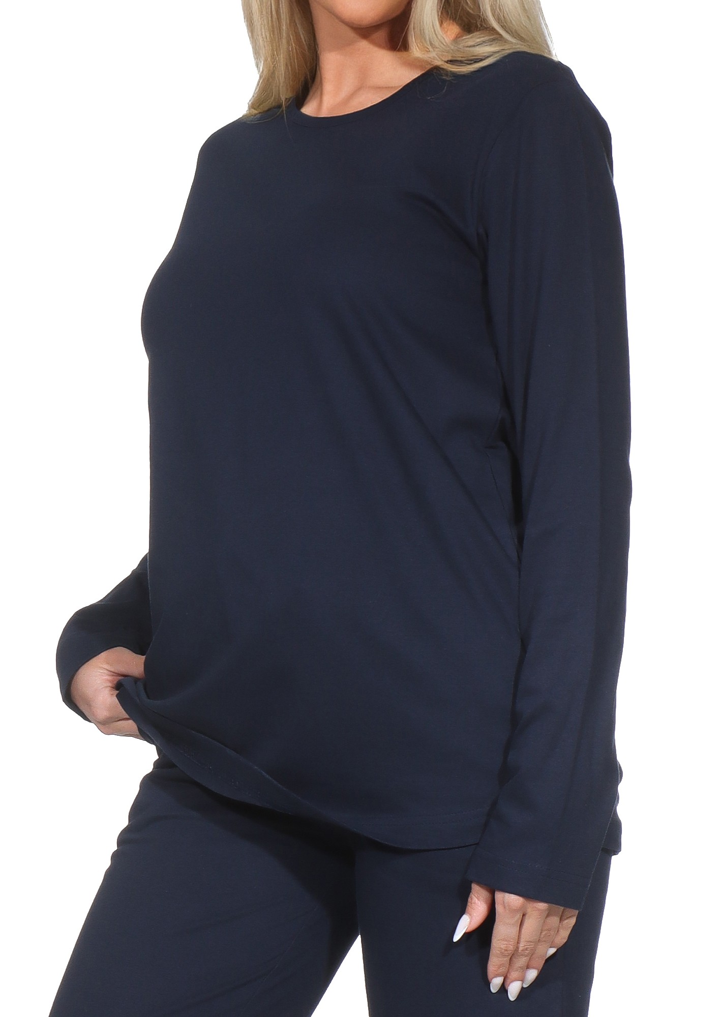 Damen langarm Schlafanzug Oberteil Pyjama Mix & Match – ideal zum kombinieren