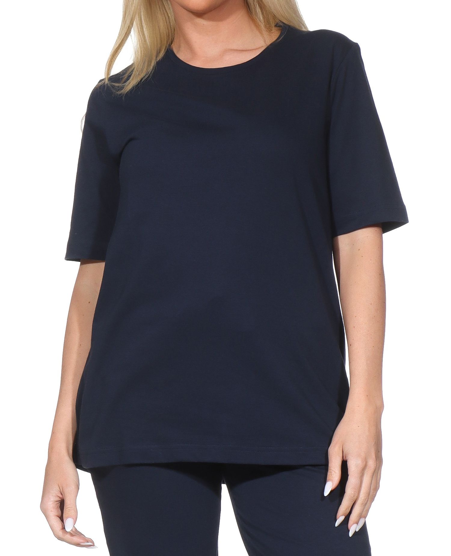 Damen kurzarm Schlafanzug Oberteil Pyjama Shirt Mix & Match – ideal zum kombinieren