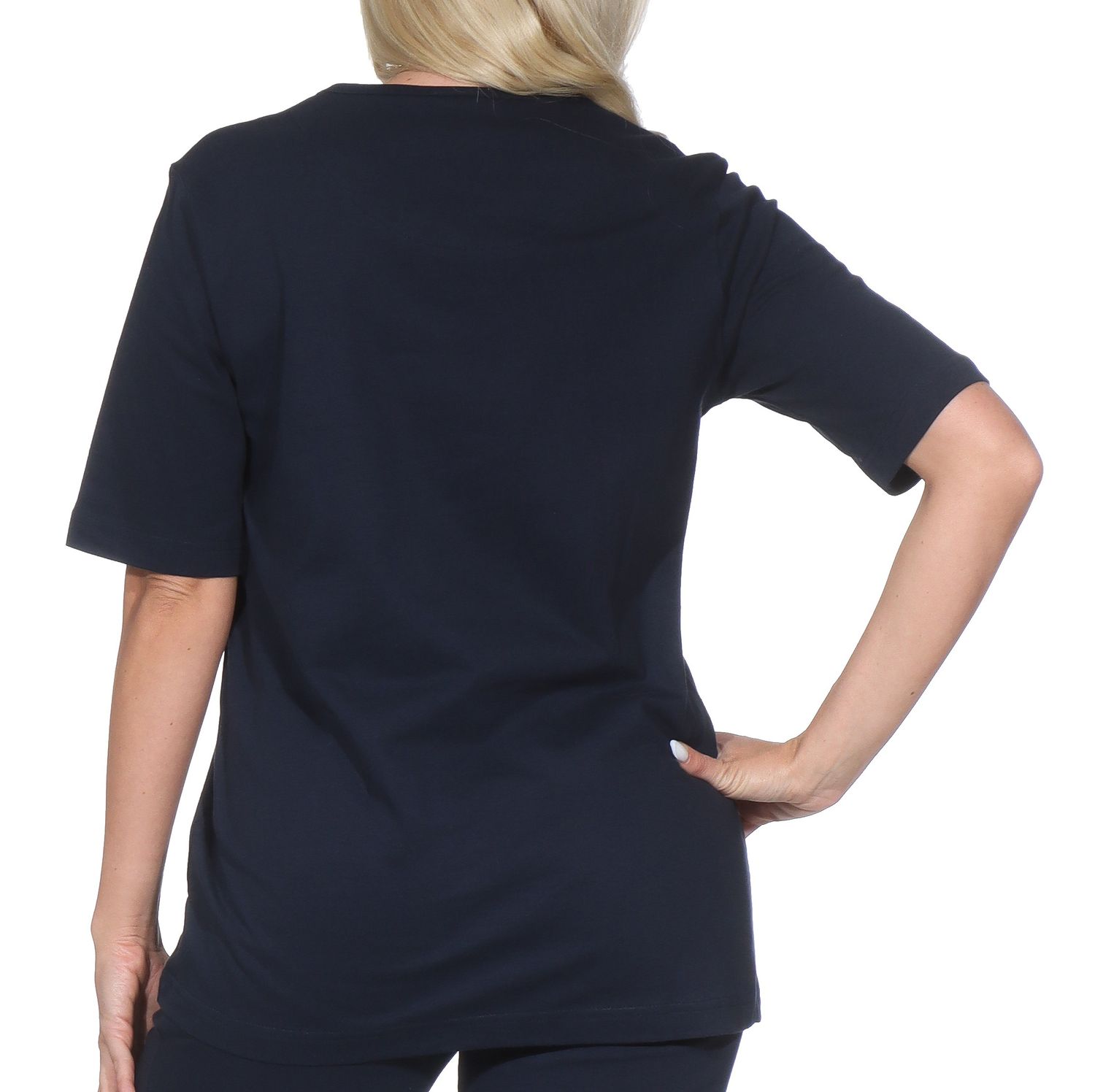 Damen kurzarm Schlafanzug Oberteil Pyjama Shirt Mix & Match – ideal zum kombinieren