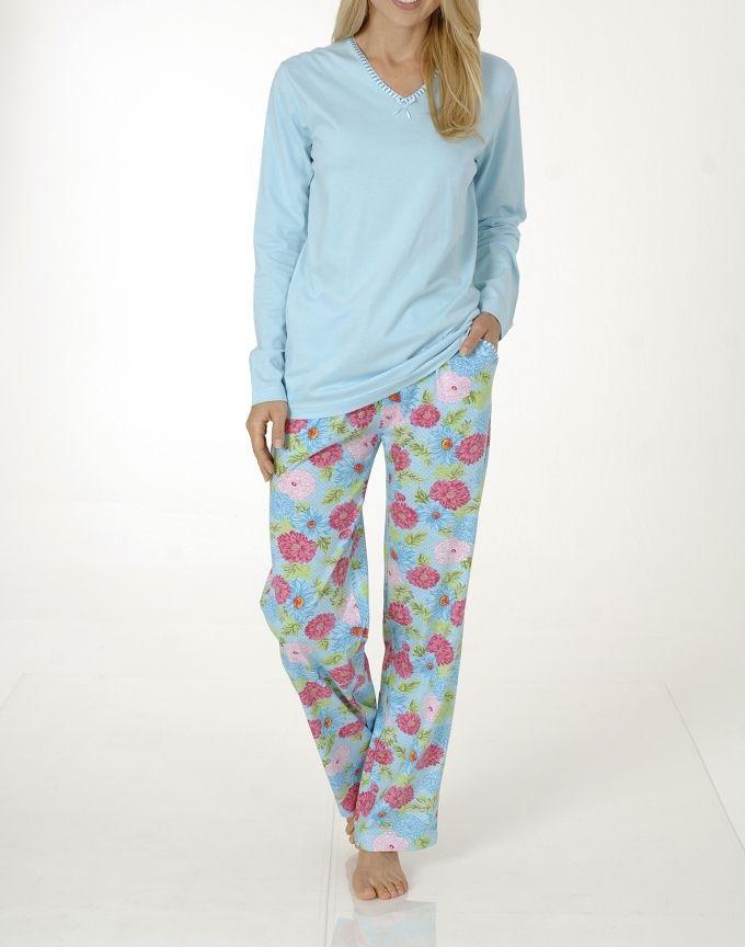 Modischer Damen Pyjama (auch in ÜBERGRÖSSEN erhältlich)  521937