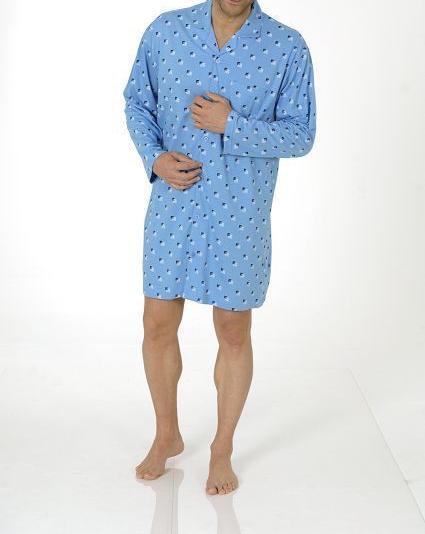 Herren Pflegenachthemd langarm 49723 Herren Pflegenachthemd langarm 49723