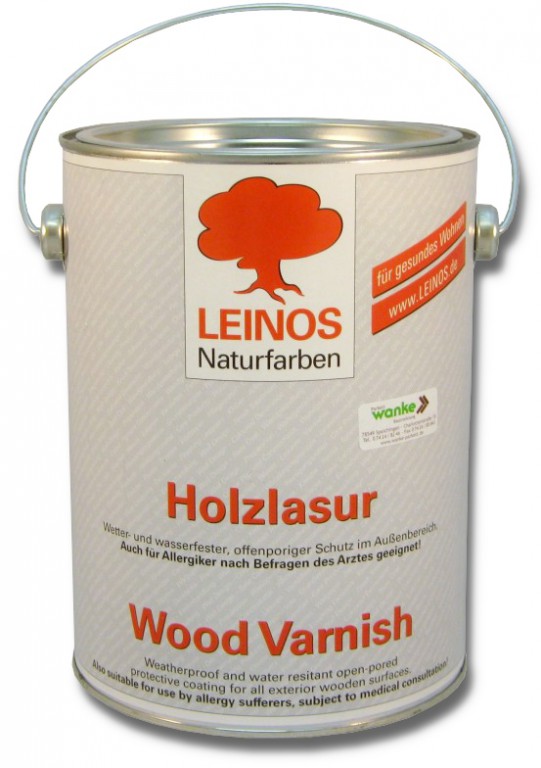 Leinos Holzlasur für Innen 261 2,5 L | Parkett Wanke