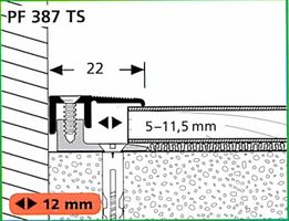 Parkettfreund TwinSmall Endprofil PF 387 TS 90 cm