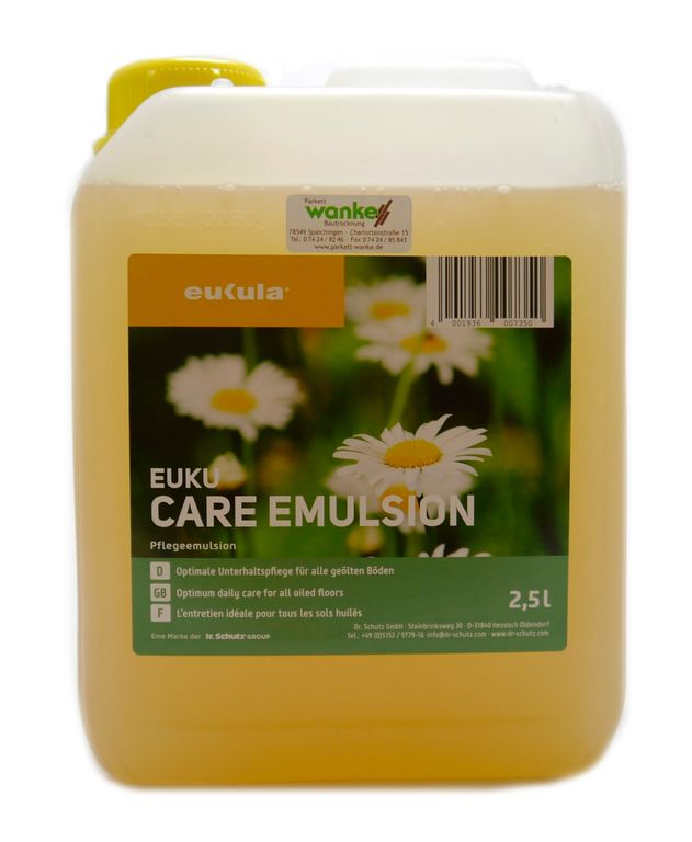 Eukula euku care Emulsion 2,5 L | Parkett Wanke