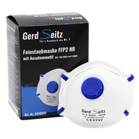     Feinstaubmaske FFP2 NR mit Ventil