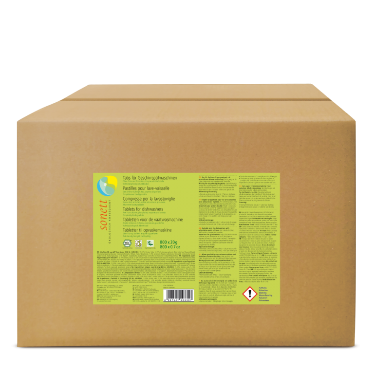 Sonett Tabs für Geschirrspülmaschinen 800 Stück | Parkett Wanke