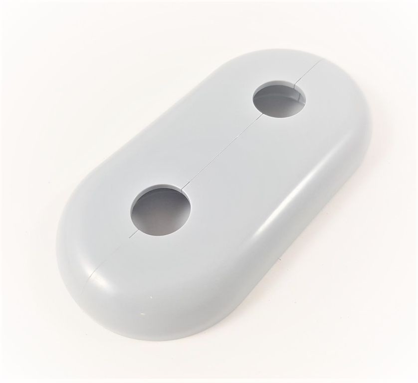 Megaro Designo Kunststoff-Doppelrosette 8400 Mailand | Parkett Wanke