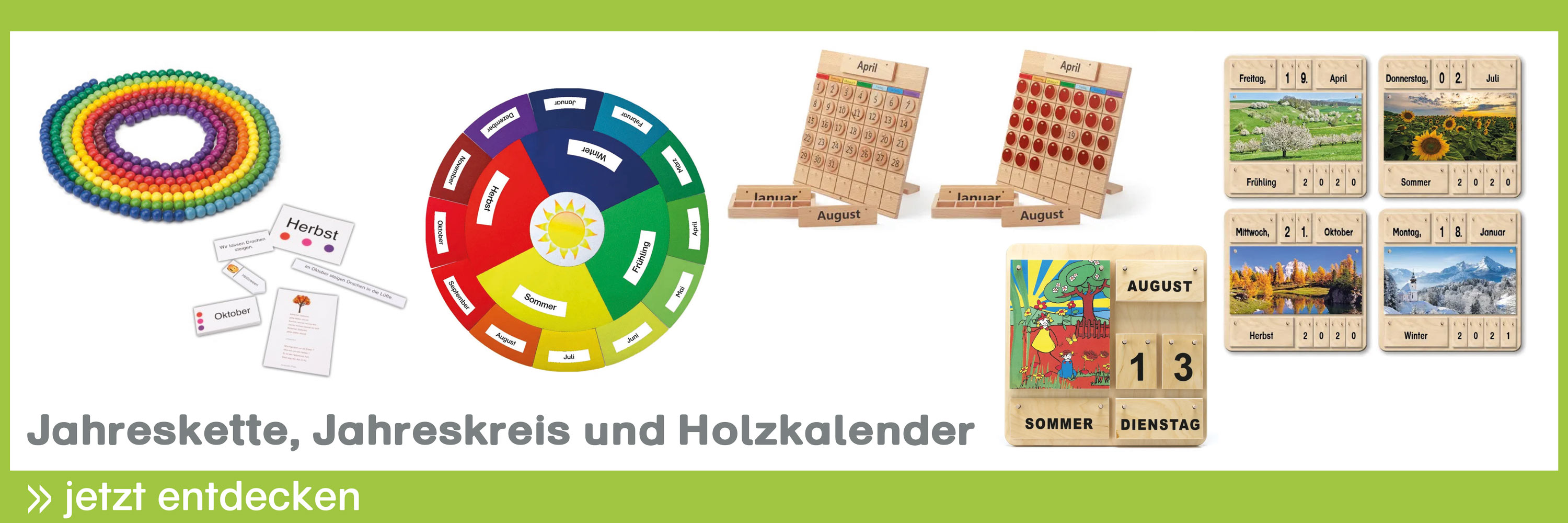 jahreskettejahreskreis-holzkalende