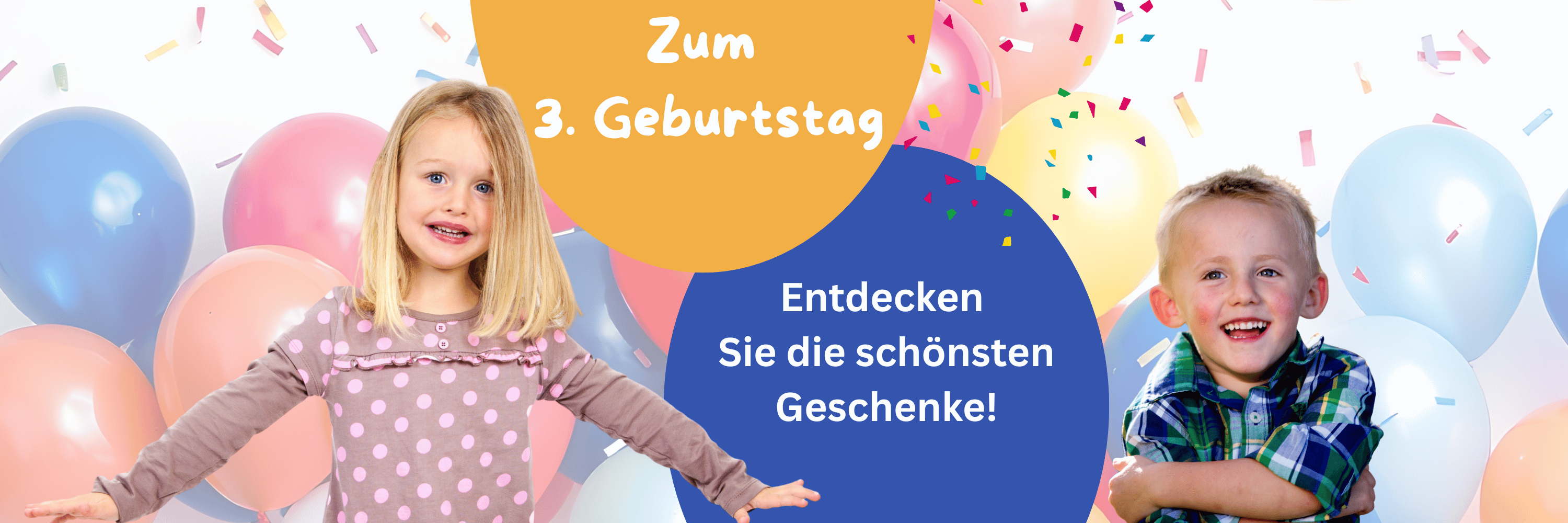 Zum 3. Geburtstag: Entdecken Sie die schönsten Geschenke!