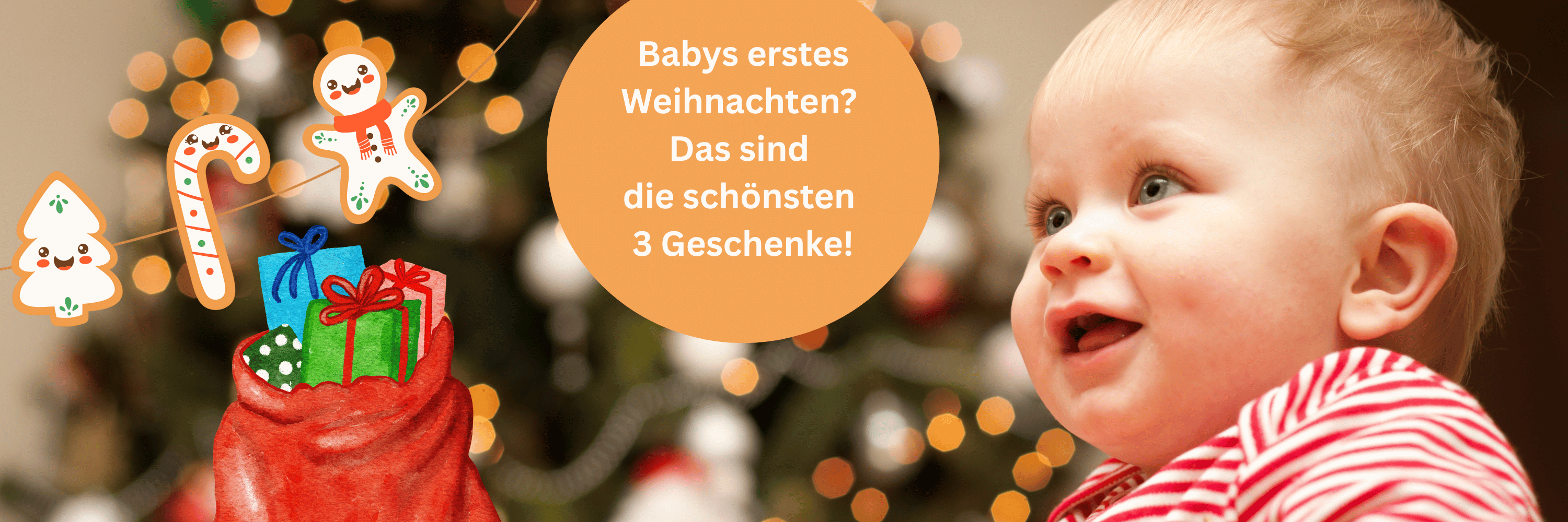 Babys erstes Weihnachten? Das sind die schönsten 3 Geschenke!