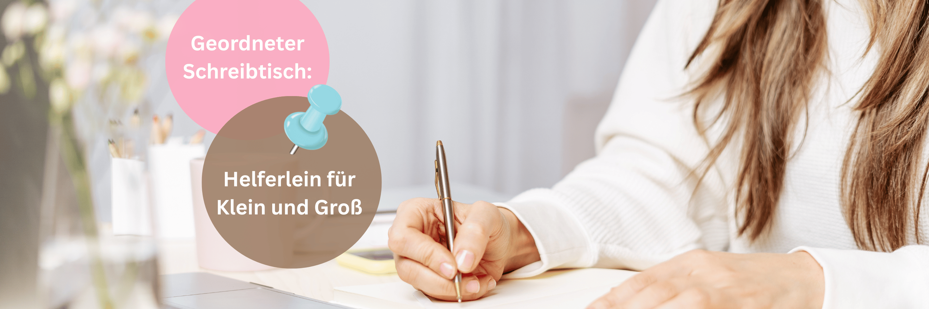 Geordneter Schreibtisch: Helferlein für Klein und Groß | #kinderschreibtisch #kleinerschreibtisch