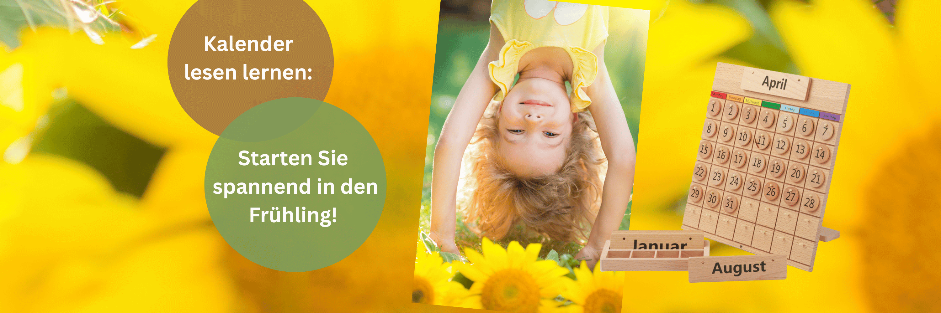 Kalender lesen lernen: Starten Sie spannend in den Frühling!