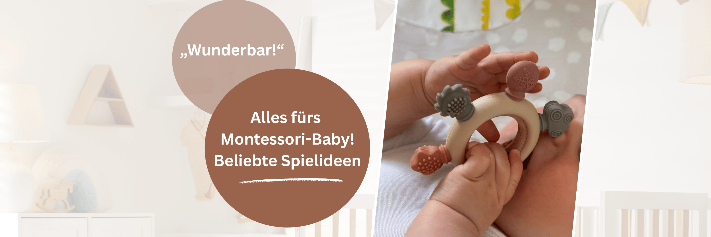 „Wunderbar!“ – Alles fürs Montessori-Baby! Beliebte Spielideen