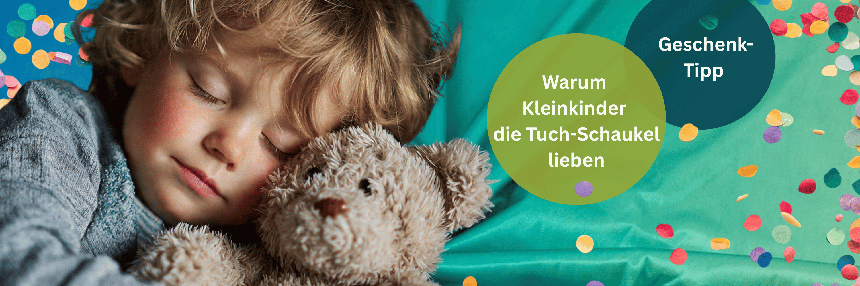 Geschenk-Tipp: Warum Kleinkinder die Tuch-Schaukel lieben