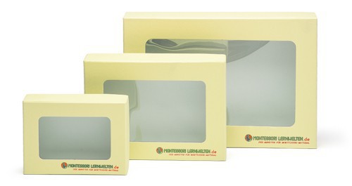 Aufbewahrungsbox mit Sichtfenster A6 gelb Aufbewahrungsbox mit Sichtfenster A5 gelb