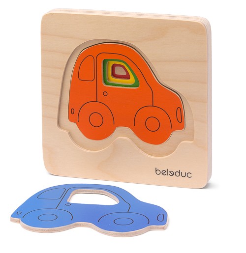 Lagenpuzzle Auto, 5-teilig Lagenpuzzle Auto, 5-teilig