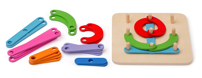 Giocattolo Educativo Flex 3 In 1 Per Bambini 3-6 Anni: Impara Matematica, Colori, Forme E Crea Personaggi Con Puzzle – Regalo Originale