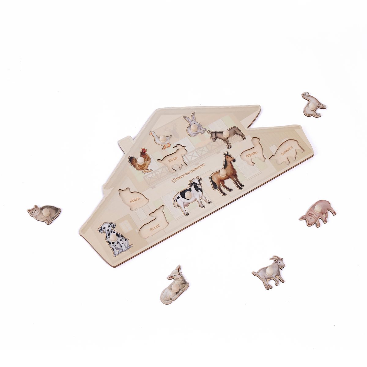 Puzzle Bauernhoftiere