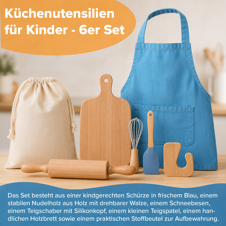 Küchenutensilien für Kinder - 6erSet Küchenutensilien für Kinder - 6erSet