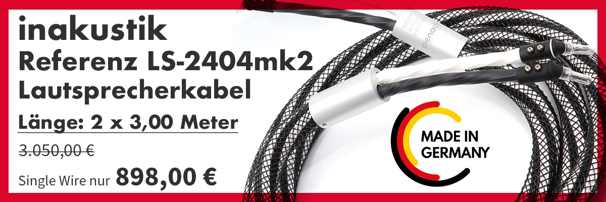     inakustik Referenz LS2404mk2 - 2x3,00m - 41 Jahre dienadel