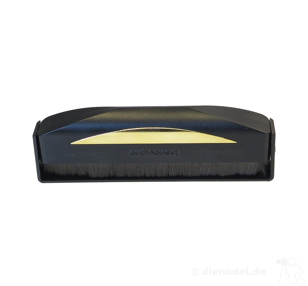 AudioQuest® AntiStatic Record Brush Gold Plattenbürste dienadel.de