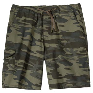 Cargo-Bermuda große Größen khaki camouflage Abraxas