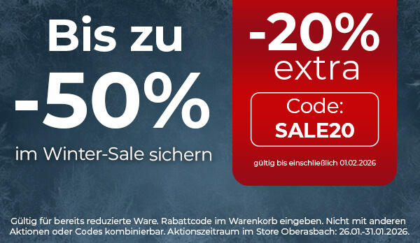 Winter-Sale Extra Rabatt Winter-Sale Extra Rabatt