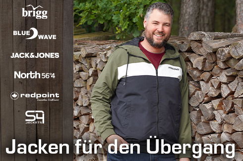 Übergangsjacken in Übergrößen