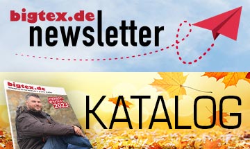 bigtex Übergrößen Katalog und Newsletter